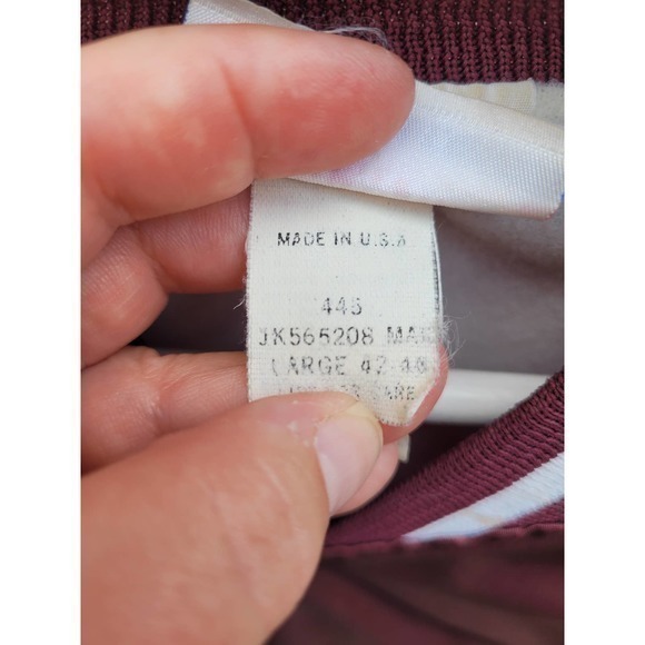 Vintage, Hartwell, Men's Satin Snap Up Bomber Jacket Carlsbad Inn - Picture 6 of 12